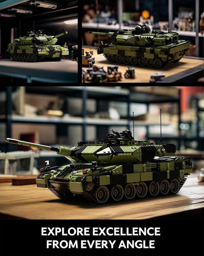 Tanque Nifeliz Leopard Ii A7, Conjunto De Construcción De Ta