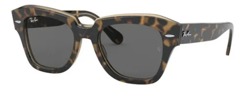 Gafas De Sol Ray-ban State Street Rb2186 Havana - Dark Grey