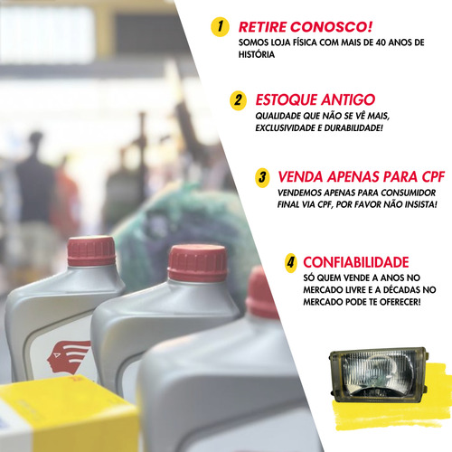 Coxim Motor Dianteiro Opala Caravan 4 E 6 Cilindros 1a Linha