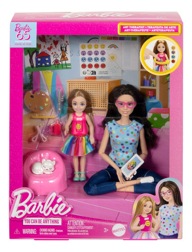 Muñeca Barbie Profesiones Terapia De Arte