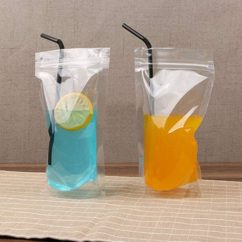 Embalagem Stand Up Pouch Transparente Zíper 10x15 50un Corações