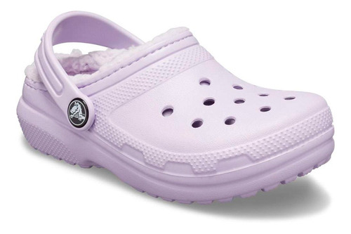 Zuecos Mujer Crocs Classic Lined Clog  Lavender/lavender