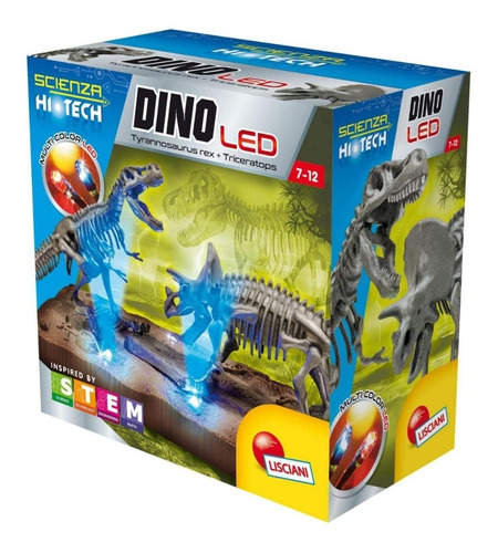 Dino Led Juegos De Ciencia Lisciani Giochi