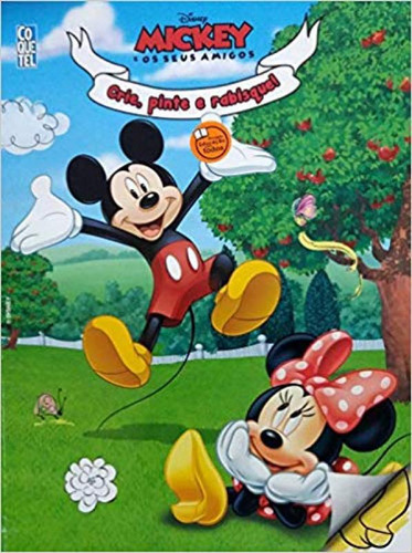 Mickey E Os Seus Amigos - Crie, Pinte E Rabisque, De Disney., Edição 1 Em Português