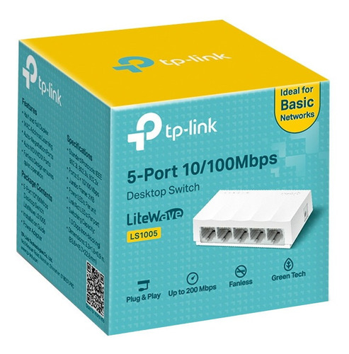Gratis!!! Switch Tp-link Ls1005 Litewave 5 Puertos 100 Mbps