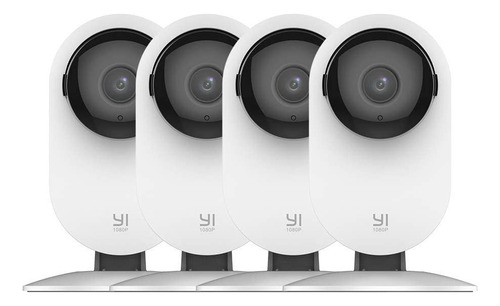 Yi 4pc Cámara Para El Hogar 1080p Visión Nocturna Sistema De