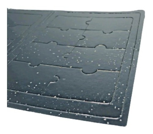 Imagen 3 de 7 de Rompecabezas Para Sublimar Plateado 8 Piezas A4 X20 Unidades