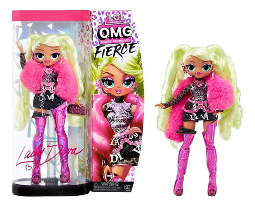 Lol Surprise Muñeca 30cm Fashion Doll Omg Fierce Lady Diva