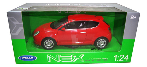 Alfa Romeo Mito - Ya Un Clasico - Rojo - Welly 1/24