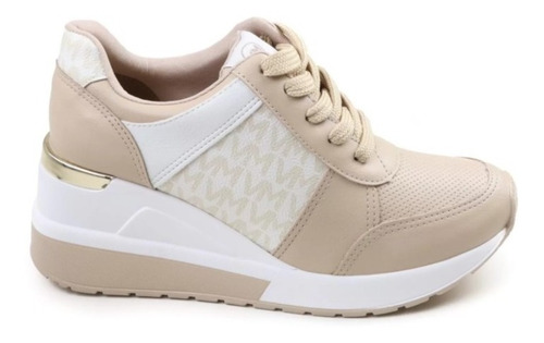 Imagem 2 de 4 de Tênis Via Marte Plataforma Anabela Sneaker