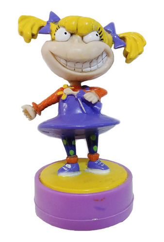 Figura Rugrats Angelica Pickles Sello 8cm Viacom