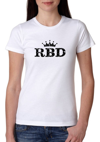 Playera De Rbd Rebelde Logo Corona Tour 2023