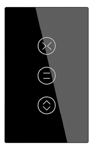 Interruptor Inteligente Cortina E Persiana Wifi Tuya Alexa Cor Preto 110v/220v