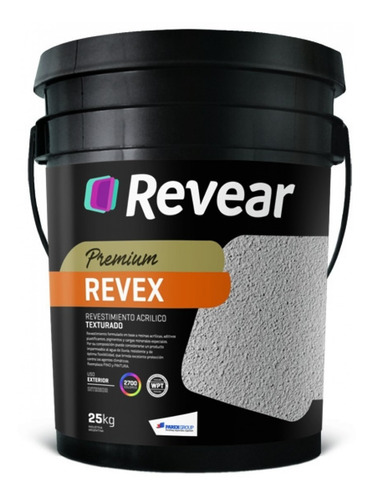 Kit Revear Revex 25 Kg Revestimiento Texturado A Rodillo