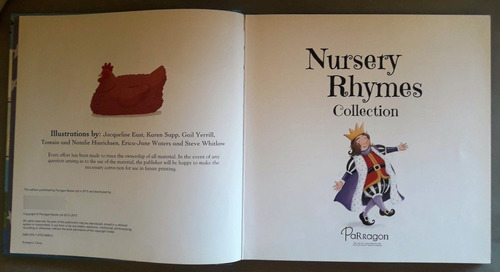Nursery Rhymes Collection Libro Canciones En Ingles P/niños (Usado)