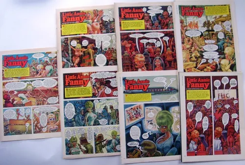 comprar Annie Fanny 7 Comics Playboy Original Set 4