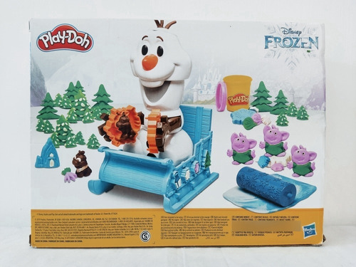 Imagen 7 de 8 de Frozen Olaf Figuras En Play-doh