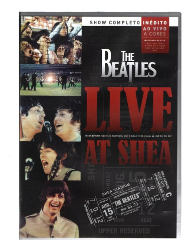 Dvd The Beatles  Live At Shea -lacrado