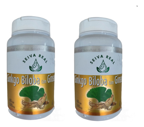 Ginkgo Biloba Con Ginseng Puro 500mg Por Cáps (120 Cápsulas)