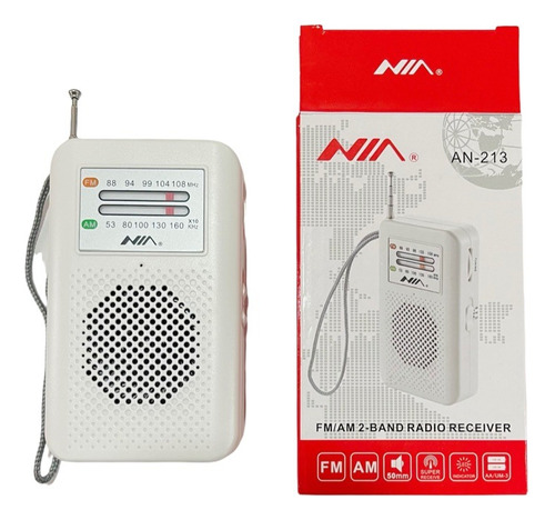 Radio Digital Nia An-213 Am/fm De Mano Compacto