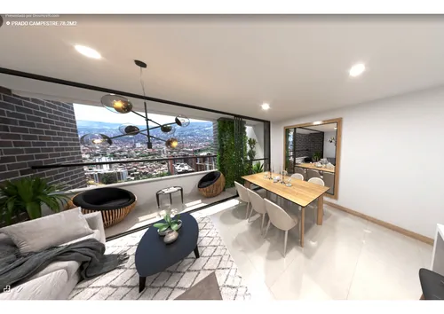 Moderno Apartamento En Envigado Con Vista Y Excelente Ubicación