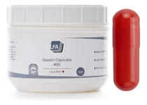 Comprar Cápsulas Vacías Lfa, Tamaño 00, Gelatina Roja, 500 Unidades,