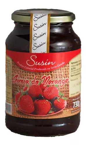 Geleia De Morango Susin Chimia Colonial - Serra Gaúcha 710g