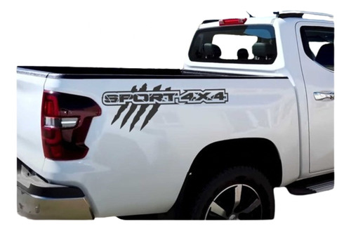 Sticker Rasguño Sport 4x4 Costados + Tapa De Batea 