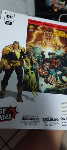 Superman Mcfarlane Toys Dc Direct Page Punchers Black Adam (Usado)