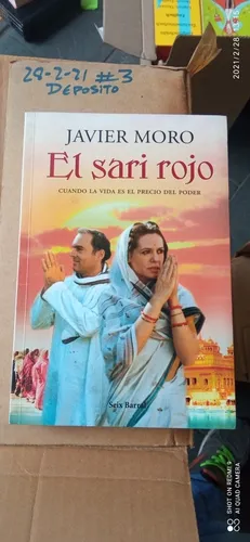 Libro El Sari Rojo. Javier Moro (Usado)