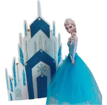 Comprar Combo Elsa + Castillo Topper, Adornos De Torta Frozen