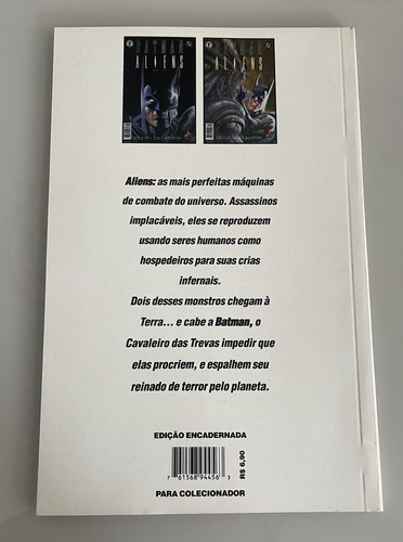Livro Batman E Aliens - Edição Encadernada (Usado)