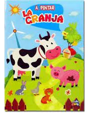 Libro Infantil Para Colorear - Tapa La Granja