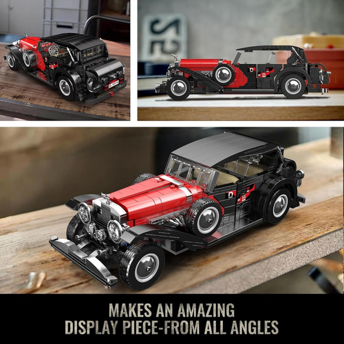 Bloques De Construcción Tecnología Coche Clásico Modelo