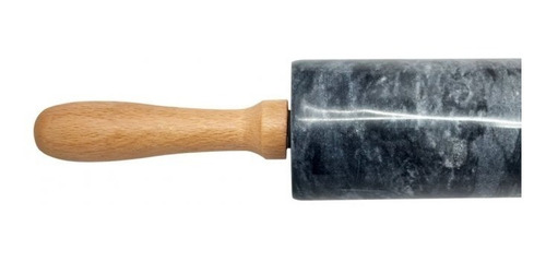 Imagen 2 de 4 de Palo De Amasar Deluxe Marmol Y Madera 46 X 4 Cm Bazar