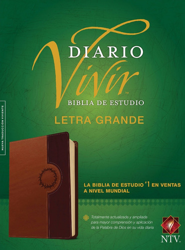 Biblia De Estudio Del Diario Vivir Ntv Imitación Piel Cafe