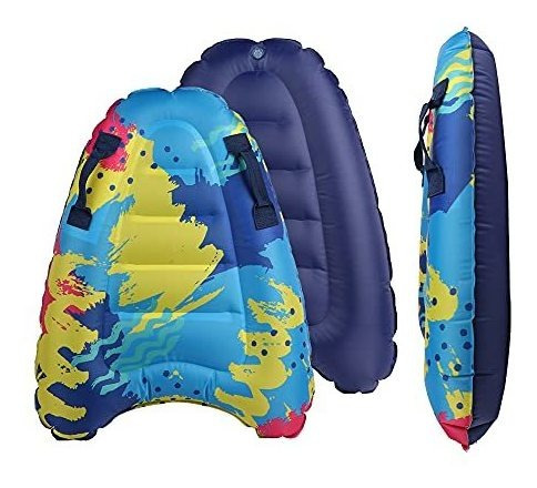 Tabla De Surf Inflable, Tabla De Bodyboard Portátil Con Asas