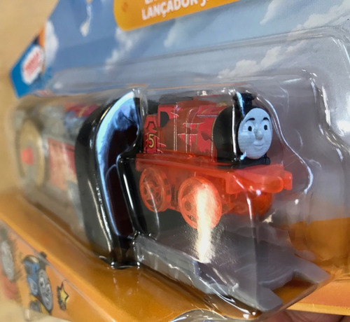 Thomas & Friends Minis Lanzador James De Locomotoras Tren Color Rojo