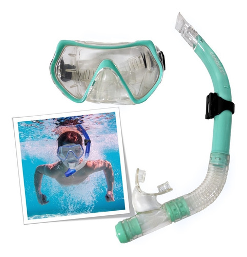 Snorkel Mas Careta De Buceo Piscina Mar