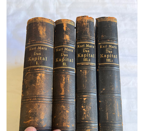 Das Kapital Karl Marx 4 Tomos Año 1909 Kritik Der Politische (Usado)
