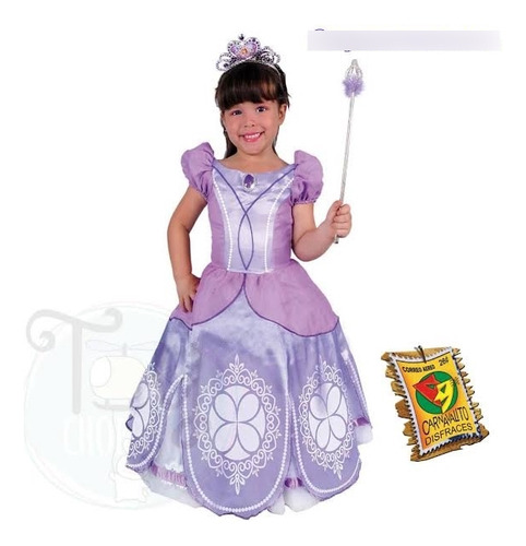 Disfraz De Princesita Sofía De Disney Marca Carnavalito 