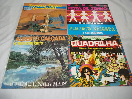 Lp Vinil - Alberto Calçada - 4 Discos