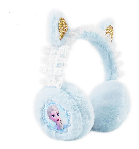 Orejeras De Invierno Para Niña Diseño Elsa 