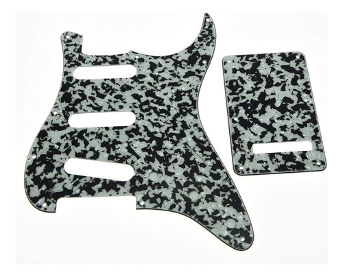 11 Orificios Strat Sss Pickguard St Placa De Fondo Cubi...