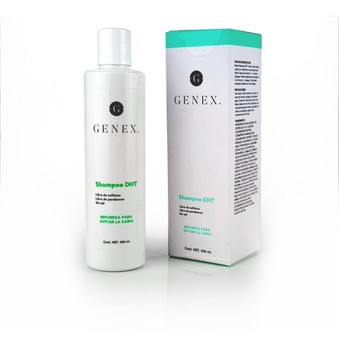 Shampoo Dht Genex Anticaída, Estimulador Crecimiento Cabello