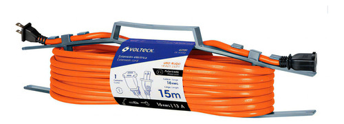 Extensión Eléctrica Uso Rudo 30 M 2x16 Awg Para 1 Clavija