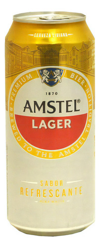 Cerveza Amstel Lager Lata 473ml