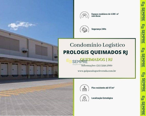 Imagem 1 de 17 de Galpão Para Alugar Em Queimados - Queimados/rj - Ga1348