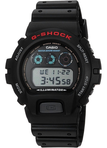 Reloj Casio G-shock Dw-6900-1v Resiste Golpes 200m Wr Local