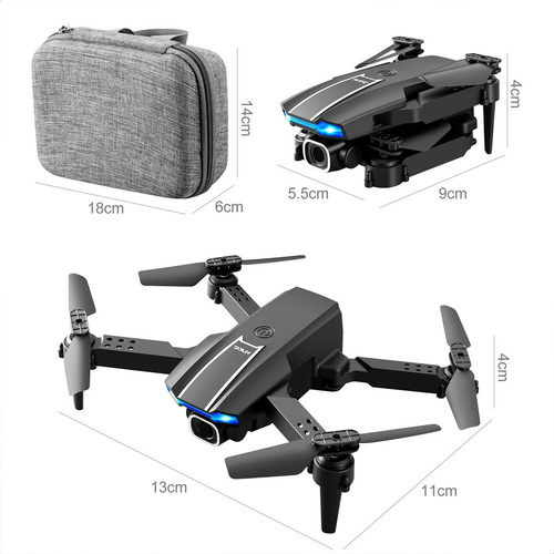 Mini Drone Plegable Con Cámara Full Hd 2.4 Ghz Wifi Batería